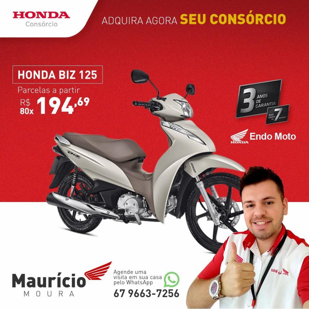 Consórcio Honda Motos é na Endo Moto