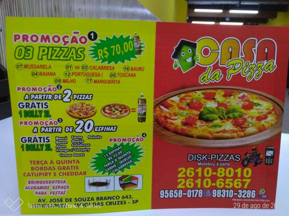 Pizzarias em Mogi das Cruzes